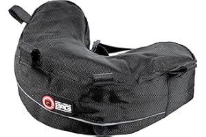 ‎QBAG QBag Motorrad-Gepäck-Träger-Heck-Tasche - Optimaler Stauraum, Sicherer Halt - Wasserabweisend, Reflektierender Keder