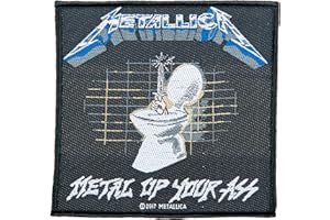 BCANT JORBO Unbekannt Metallica Metal Up Your Ass Aufnäher Metallica Patch Gewebt & Lizenziert !!