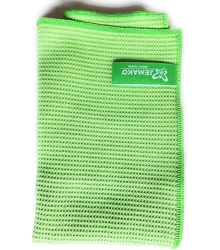 Jemako Set grn Handschuh + Trockentuch 40 x 45 cm Fenster/Haushalt/Glas  Plus 2 Stck K7plus Wschenetz/Wschesack : Amazon.de: Kche, Haushalt &  Wohnen
