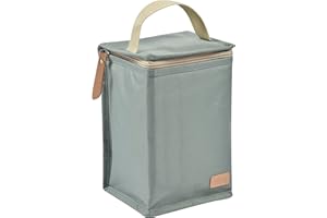 BÉABA - Borsa Termica Portapasto per Neonati, Contenitore Molto Capiente, Tasca per Biberon, Borsa per Trasportare Pasti Completi, Pieghevole, Materiale Morbido e Impermeabile