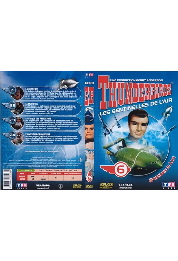 Thunderbirds: The Complete Series by Peter Dyneley: DVD et Blu-ray