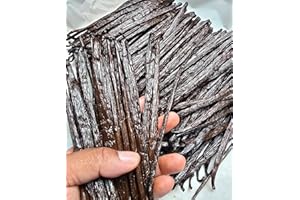 VANILL'EPICES 20 Gousses de vanille bourbon de Madagascar de moyenne taille 15 à 18cm - Arôme intense et saveur délicate