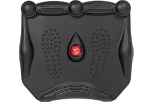 ‎DURONIC Duronic FT02 Mata do pracy na stojąco antyzmęczeniowa Kolor: czarny | mata podłogowa pod biurko z punktami masażu ergonomiczne podparcie dla stóp i pleców podczas pracy stojącej | mata do masażu stóp