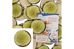 MAMBOCAT Lot de 50 Couvercle to 82 décor de bois Convient pour 230 ml/350 ml/435 ml Verres incl. Diamant de sucre gelier magique recettes