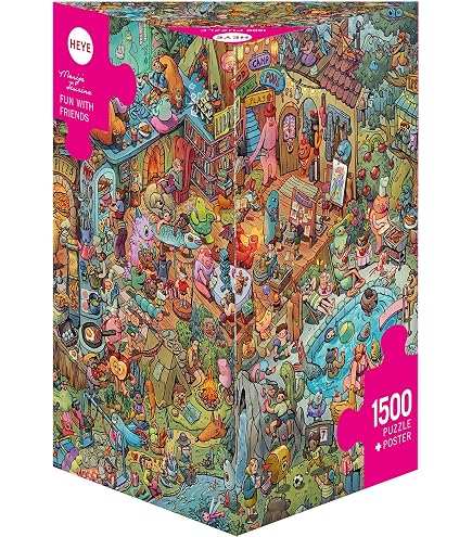 Heye - PUZZLE 1000 pièces CLERISSE WES ANDERSON FILMS HEYE