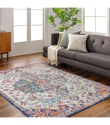 Surya Dakar tapijt, wasbaar in wasmachine - vintage boho-tapijt