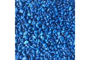Finest-Filters Aquarium Fish Tank Gravel in Multiple Colours and 2kg, 10kg, 20kg and 40kg bags. (Dark Blue, 2kg)
