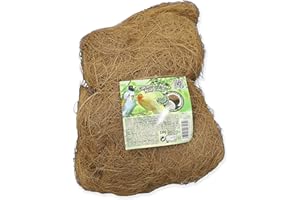 Tyrol - Ballotin pour Nid d'oiseau à base de fibres de Coco - Pour Oiseaux Domestiques - Contribue au Bien-Être de votre Oiseau de Compagnie - A base de Fibres Naturelles - Coloris Marron - 300 g