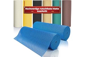 DIY Doctor Antirutschmatte Teppich - 2x Teppich Antirutschunterlage - 190 x 30cm Rutschmatte Teppich - Teppich Antirutsch Pads - Anti Rutsch Teppichunterlage - Teppich Rutsch Stop - Blau