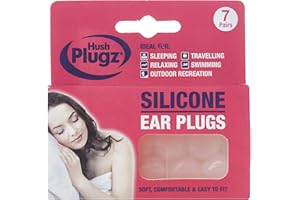Hush Plugz Silicone Earplugs x 3 packs