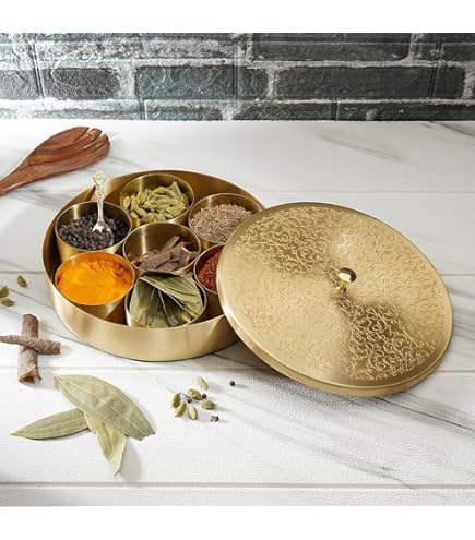 U&G Decor 12 Container Sheesham Wooden Table Top Masala Dabba & Wooden Masala Box for Kitchen Anjarai peti Masala Dani Wooden Spice Box Set for Kitchen with Spoon U&G Decor 12 Container Sheesham Wooden Table Top Masala Dabba & Wooden Masala Box for Kitchen Anjarai peti Masala Dani Wooden Spice Box Set for Kitchen with Spoon