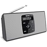 TechniSat DIGITRADIO 2 S - Radio stereo DAB portatile con batteria ricaricabile (DAB+, FM, Streaming audio Bluetooth, Display