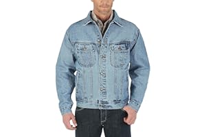 Wrangler Men's Rugged Wear Unlined Denim Jacket Denim Jacket