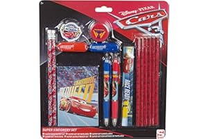 SAMBRO DISNEY CARS 3 KIDS CHILDRENS SUPER STATIONERY SET