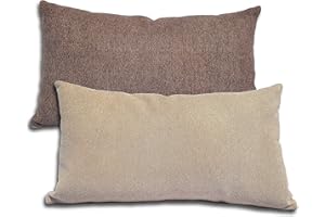 ‎FORMALIND Formalind - 2er Set Sofakissen 50x30cm - 2 Sofakissen mit Füllung und Bezug. Bequeme Couchkissen mit abnehmbaren und waschbaren Bezügen. Weiche Couchkissen im 2er Set. Braun zweifarbig