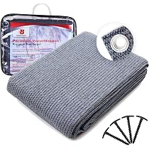 zeltteppich befestigung BENJOVADIS® Vorzeltteppich und Markisenteppich - wasserdurchlässige und wasserfeste Outdoor Camping Matte forcefeedback Platform Size:Junior Foremost Tarp Co. Dry