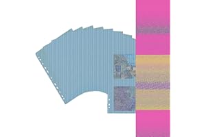 HERMA Photo Pockets for Ring Binder Albums, Acid Free, 18 x 13 cm Landscape Format, 40 Pockets, White