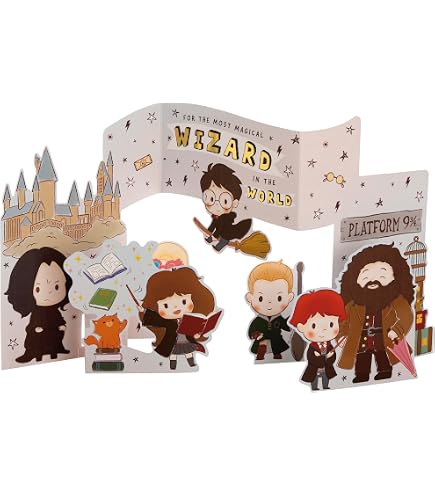 Danilo Promotions Confezione di biglietti di Natale ufficiali Harry Potter, confezione da 20 carte/4 disegni, multi, HPXB1