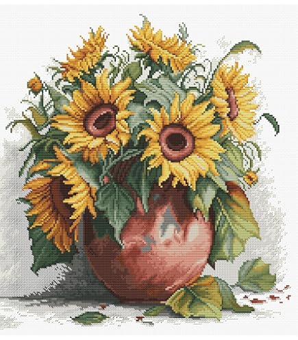 Luca-S B1200 Le Renard Et Ses Amis Kit Point De Croix Compté