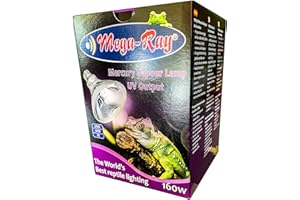 Mega Ray Dauertiefspreis Lampe (UV-Lampe) 160 Watt (vergleichbar Arcadia D3)