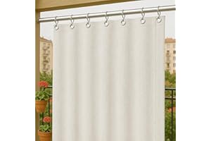 Byour3 - Toldos Exteriores Impermeables con Ojales Metálicos Anti-Moho - Cortinas Laterales Opacas Gazebo Toldo Lona Solar Parasol Balcón Terraza Jardin Pergola (Natural, L.200x290H)