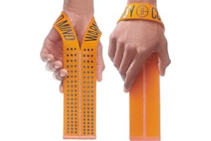 WARM BODY COLD MIND V1 Straps Palestra per Olympic Weightlifting - Testato a 300 kg - Robusto Lifting Straps, Cinghie Sollevamento Pesi, Crossfit, Weightlifting Gym, Powerlifting Deadlift, Uomo Donna