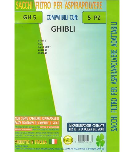PakTrade 10 Sacchetti per aspirapolvere Premium Adatti a Rowenta RO1726014Q, RO1733, RO173301, RO1733014Q Compacteo