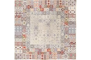 GIURI TESSUTI - TOVAGLIETTA Centrotavola quadrata in tessuto Gobelin Jacquard, Realizzata a mano in Italia (TOVAGLIETTA - QUADRATI PICCOLI)