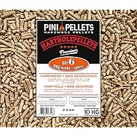 PINI Hartholz Pellets mit Gewürzen № 6 BBQ Gewürze 10 Kg zum Grillen Räuchern Smoken