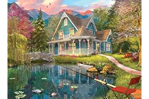 AVEJOYS 500 Teile Puzzle für Erwachsene Villa 52 x 38 cm Puzzles 500 für Erwachsene Lernspiel Herausforderung Spielzeug Puzzle für Erwachsene Kinder 500 Teile