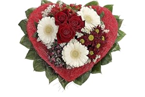 Dominik Blumen und Pflanzen, Blumenstrauß "Allerliebst" mit Rosen, Gerbera und Bartnelke