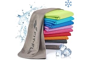 ‎FIT-FLIP Fit-Flip Kühlendes Handtuch - Ice Cooling Towel und mikrofaser Kühltuch – kühlende Handtücher für Nacken und Hals - Airflip cool Towel für Fitness und Sport - Kühlhandtuch