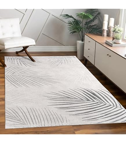 Tappeto Soggiorno Effetto Marmo Beige Crema | 80x150 Cm | Morbido, Resistente, Adatto A Riscaldamento A Pavimento | Materiale 70% PP, 30% Poliestere
