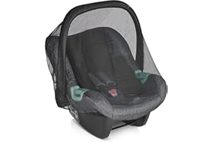 ABC Design Moskitonetz Tulip - Insektenschutz für Babyschale Tulip - feinmaschig - Farbe: black