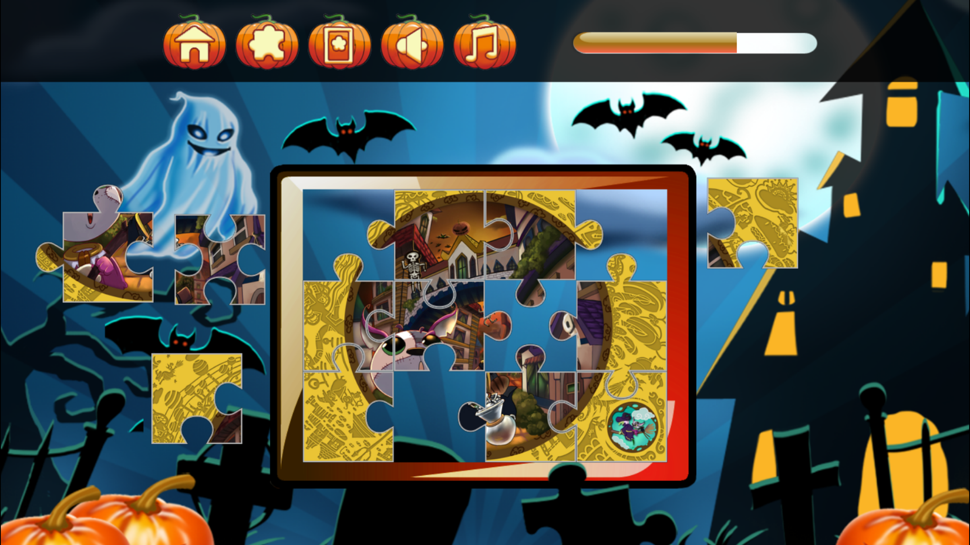Halloween Jigsaw Puzzle TV EDITION Amazon.co.uk Apps & Games