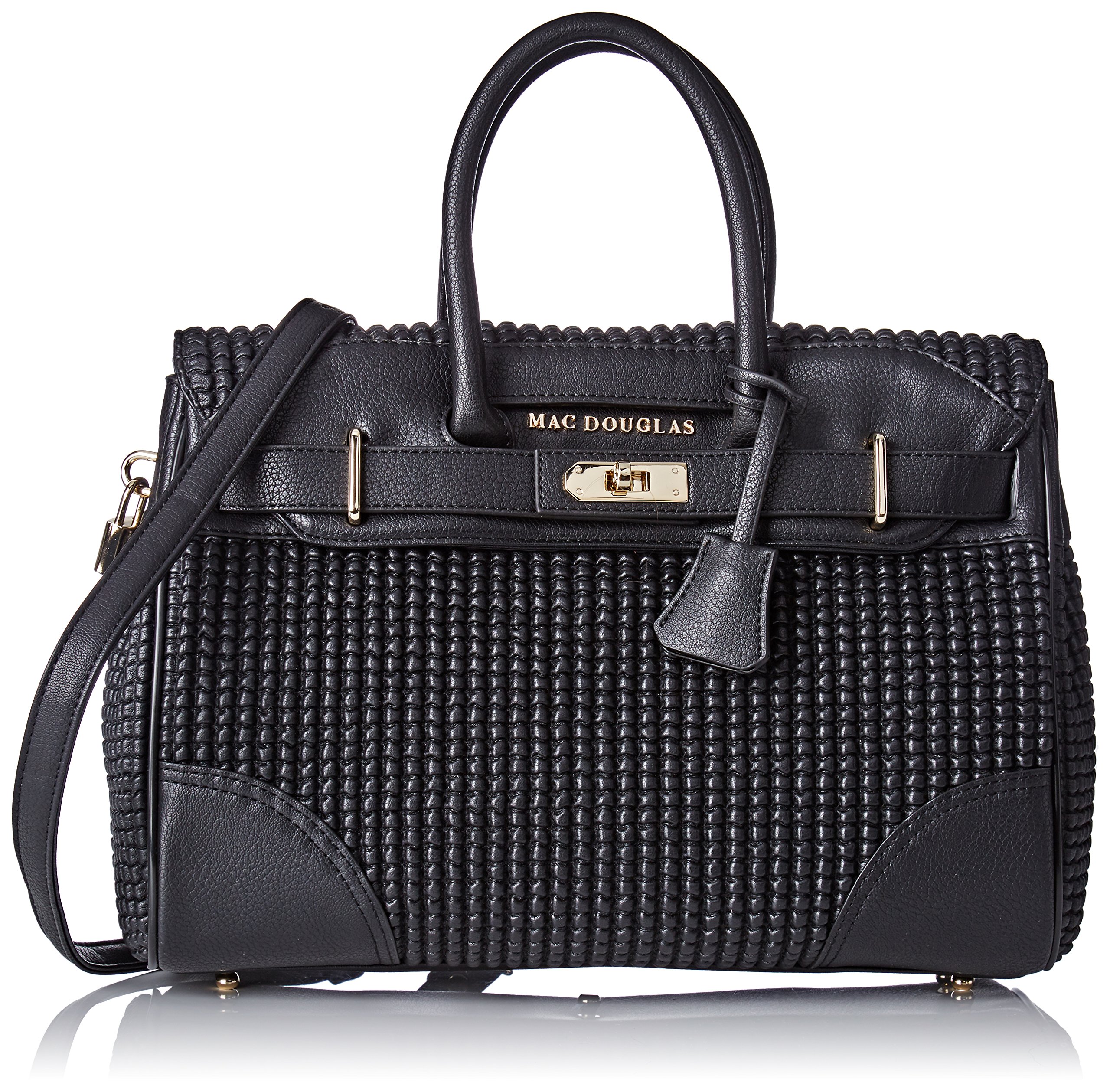 MAC DOUGLAS Sac à Main Noir Le PYLA de la collection BRYAN Taille XS 34,5*25*12,5 cm