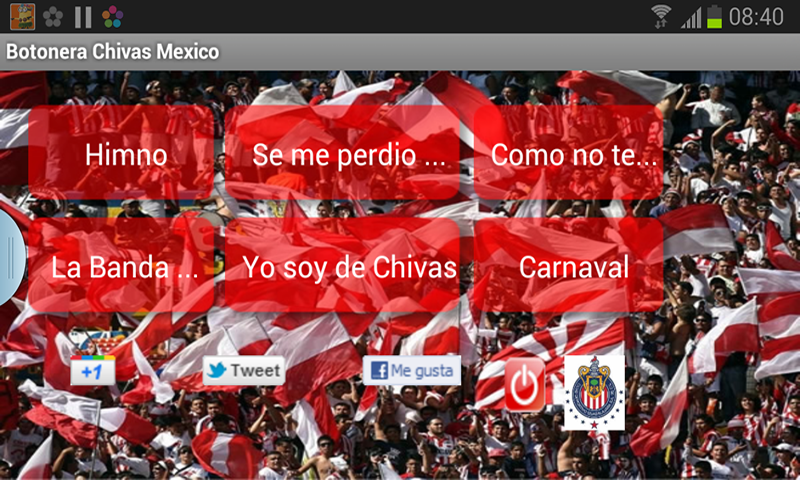 Keypad Of Chivas Mexico Botonera De Chivas De Guadalajara Amazon De Apps Fur Android