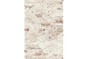 Rasch Tapeten 939309 Vliestapete in Stein-Optik – 10,05m x 53cm (L x B) Vlies Tapete Rasch Kollektion Factory III, Crème, 10,05-0,53