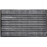 Amazon Basics - Türmatte mit Rasenstreifen-Design, 40 x 60 cm, für den Innen- & Außenbereich