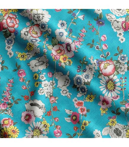 thumbnail image 2 of Soimoi Rayon Red Fabric - By The Yard - 56 Inch Wide - Hummingbird, Leaves & Flower Floral Textile - Playful And Delicate Fusion For Stylish Creations Printed Fabric 2 of 14