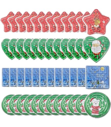 Lot De 48 Tampons De Noël Pour Enfants – 12 Motifs En 3 Couleurs – Idéal Pour Cartes, Bricolage, Récompenses Et Cadeaux – Non Toxique