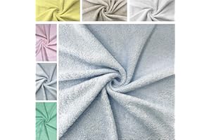 Panini Tessuti Chutes de tissus en éponge, 50 x 75 cm, idéales pour créations, ameublement salle de bain et créations artisanales