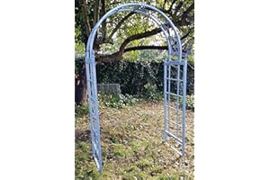 Rosenbogen Metall Breite: ca. 130 cm Zink Rankbogen Rankhilfe Verzinkt