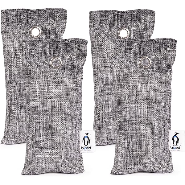 SmellWell Désodorisant Naturel Pour Chaussures - Lot De 2 - À Base De Charbon De Bambou - Efficace 6 Mois - 11