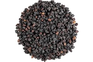 ‎VALLEY OF TEA Holunder Beere Organischer Schwarzer Sambuca - Ganze Sambucus Beeren - Holunderbeeren - Holunder Beeren Holunder Tee Bio Holund Tee Hollunder Holunderbeere Bio Holunderbeeren Holund Beer