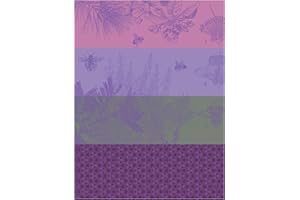 LE JACQUARD FRANÇAIS LJF 26827 Miel de Fleurs - Paño de cocina (60 x 80 cm, algodón), diseño de flores