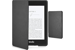 FOREFRONT CASES FC Cover per Kindle Paperwhite 2018 - Custodia Protettiva Magnetica per Amazon Kindle Paperwhite (10a Generazione - 2018 Modello) - Smart Auto Sveglia Sonno Funzione - Sottile Leggero - Nero