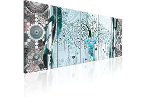 murando Quadro Gustav Klimt 5 pezzi Stampa su tela in TNT XXL Immagini moderni Murale Fotografia Grafica Decorazione da parete Albero Astratto