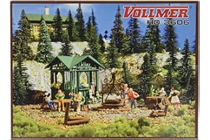Vollmer 43606 H0 Grillplatz mit Hütte