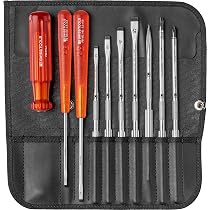 PB Swiss Tools Schraubendreher-Set 6-teilig – PH1 PH2, Schlitz 1-4, 100% Swiss Made